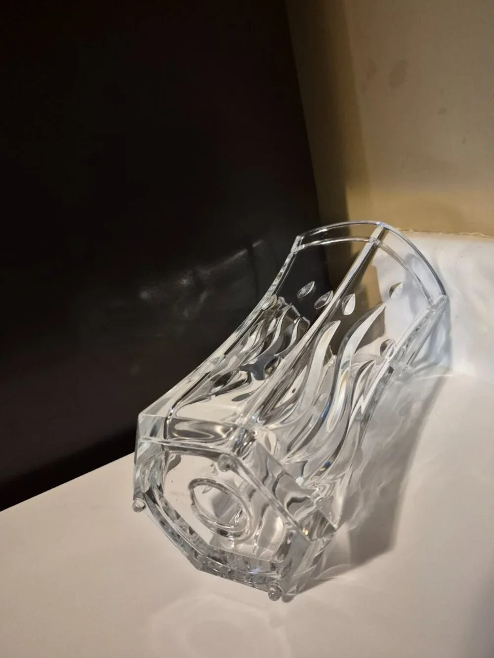 PARTYLITE SIGNATURE CRYSTAL HURRICANE CANDLE HOLDER 10